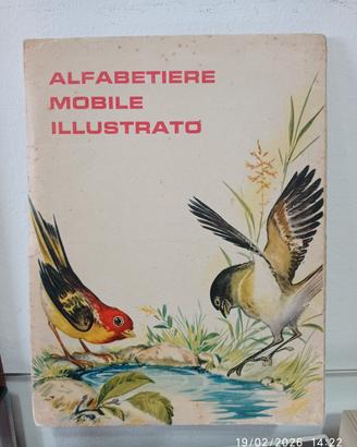 alfabetiere mobile illustrato vintage