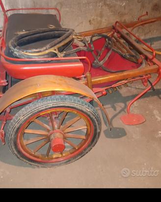 calesse  vintage  per cavallo
