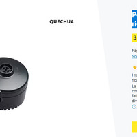 Pompa elettrica campeggio ricaricabile