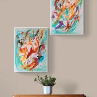 Dipinti su tela coppia