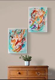 Dipinti su tela coppia