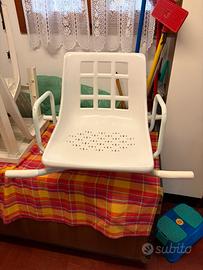 Sedia per anziani da vasca girevole