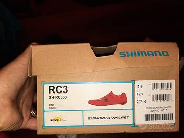 Scarpe Shimano Corsa RC3 Rosse num 44