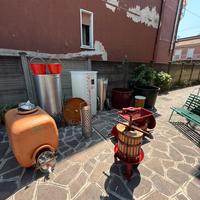 Attrezzatura cantina completa: torchio+pigatrice