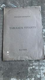 Spartito Tableaux Vivants Bussotti piano
