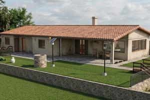 Villa piano terra al grezzo su lotto di mq 912