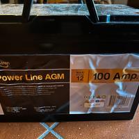 Batteria agm 100 ah scarica lenta