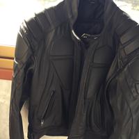 Giacca da motociclista in vera pelle taglia XXL
