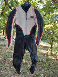Tuta moto in pelle marca GiMoto tg L