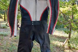 Tuta moto in pelle marca GiMoto tg L