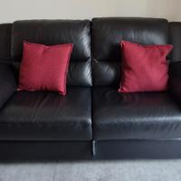 Divano ecopelle nero