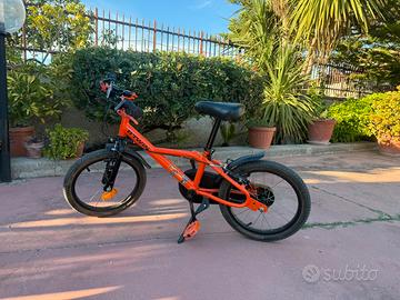 Bici btwin 500 robot colore arancio