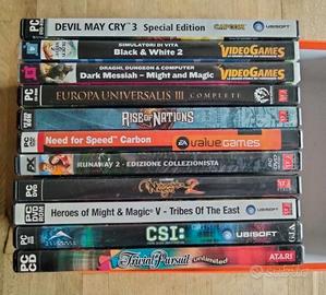 Videogiochi pc assortiti
