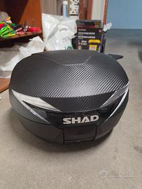 Bauletto shad Sh39 con piastra piaggio beverly 