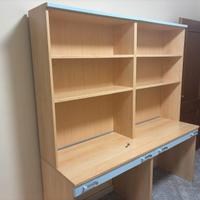 Letto singolo con materasso + scrivania con librer