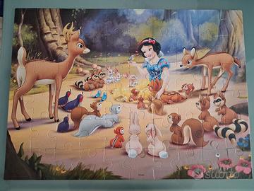 puzzle Biancaneve, anche da colorare, Lisciani 
