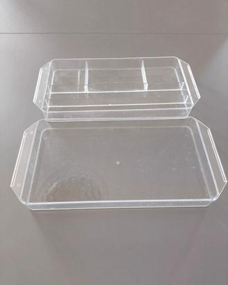 Ikea - Set 2 Organizzatori in acrilico multiuso