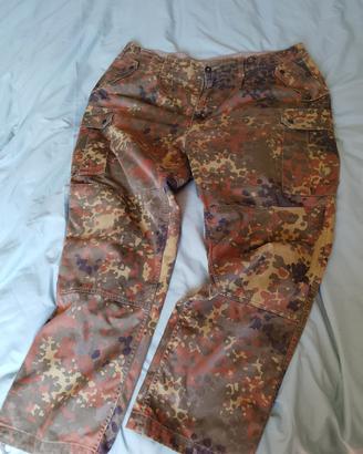 pantaloni bundeswehr flecktarn taglia 58