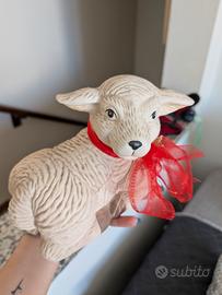 Pecorella decorativa da esterno/presepe