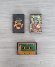 Audiocassette miste con portacassette