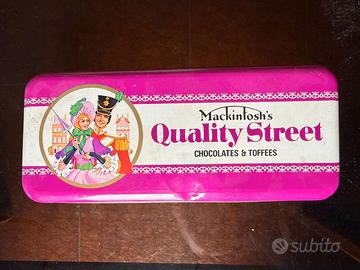 Scatola Latta Vintage Mackintosh's Quality Street"