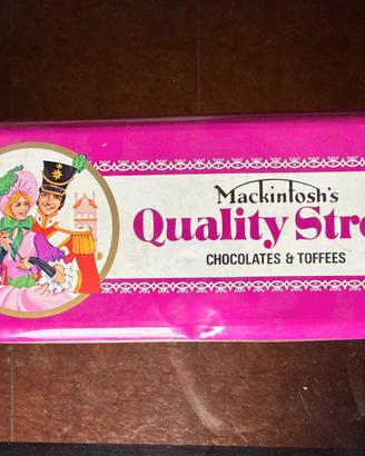 Scatola Latta Vintage Mackintosh's Quality Street"