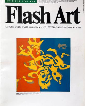 FLASH ART N. 152 - OTTOBRE/NOVEMBRE DEL 1989