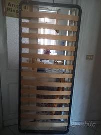 Rete Letto Singolo a Doghe 80x190 cm - SMONTATA