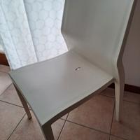  Sedie in polipropilene int/esterno impilabili 