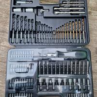 set punte per trapano e avviatori NUOVO 