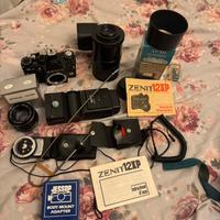 Macchina fotografica vintage ZENIT 12XP+accessori