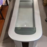 Tavolo da negozio con cassetto espositore