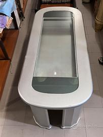 Tavolo da negozio con cassetto espositore