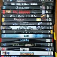 17 dvd originali di film horror con custodie ok