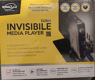 Digiquest Decoder Digitale INVISIBILE, Mediaplayer