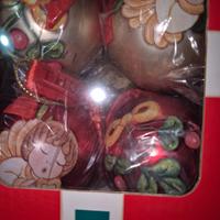 thun Addobbo set 4 palline rossa oro