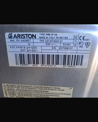 Piano cottura aridton