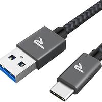 RAMPOW Cavo USB Type-C, Cavo USB C 3A QC 3.0 (C)