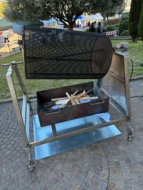 Caldarroste a tamburo rotante – Inox AISI 304