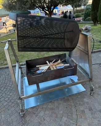 Caldarroste a tamburo rotante – Inox AISI 304