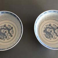 Due ciotole in ceramica