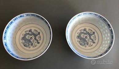 Due ciotole in ceramica