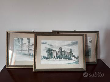 Set 3 quadri vintage