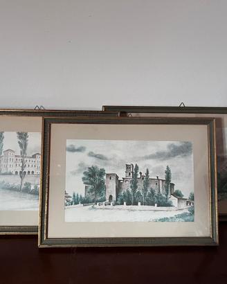 Set 3 quadri vintage