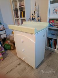 Fasciatoio con Cassettiera e Vasca