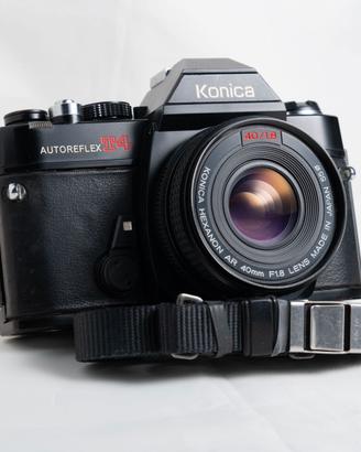 Konica autoreflex T4 + Konica AR 40/1,8