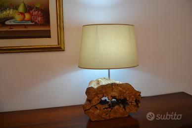 Lampada ulivo, artigianale pezzo unico