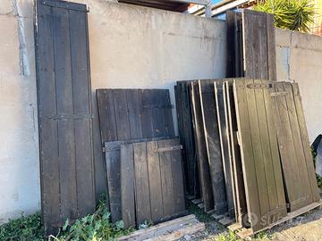 portelloni in legno per riutilizzi vari