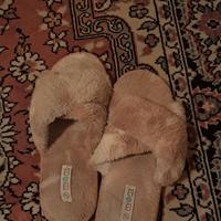 Ciabatte pelose donna