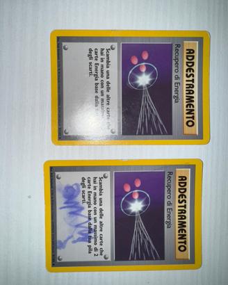 Carte Pokemon Recupero Energia - PREZZO TRATTABILE